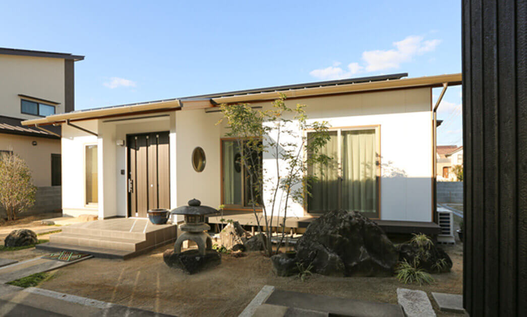 総社に佇む、おとなの平屋