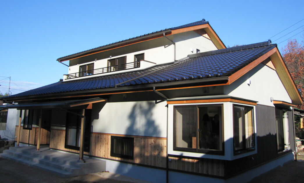 応接土間のある家