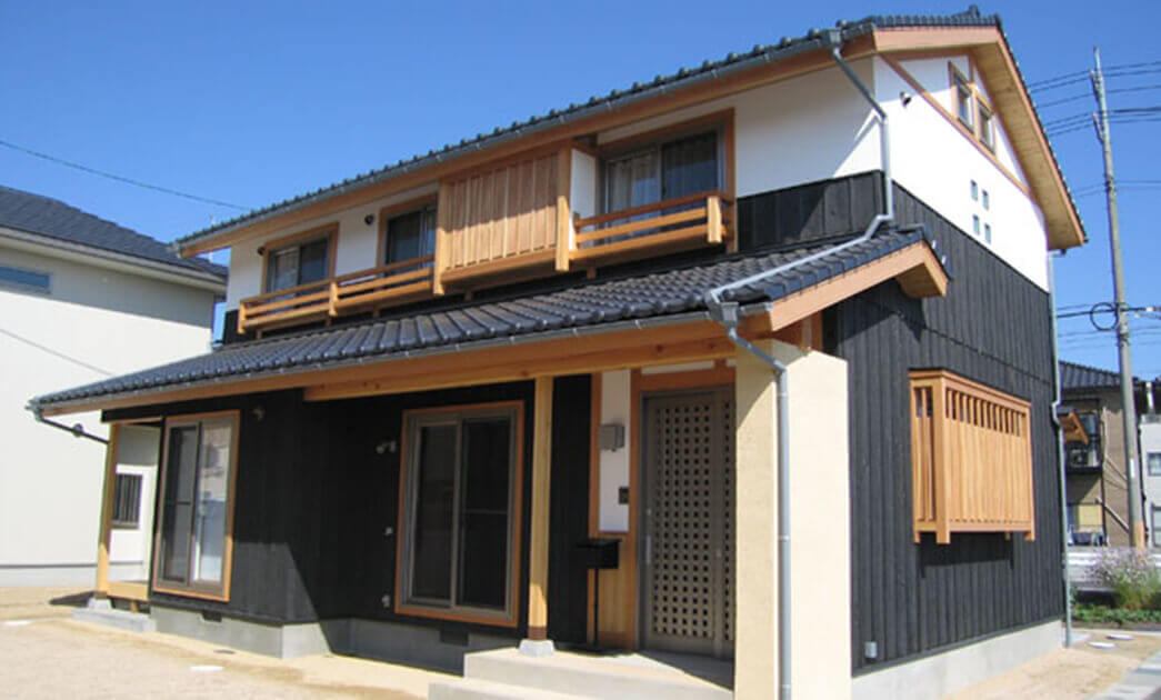 通り土間のある家